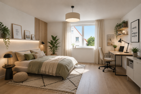 Schlafzimmer, Arbeiten